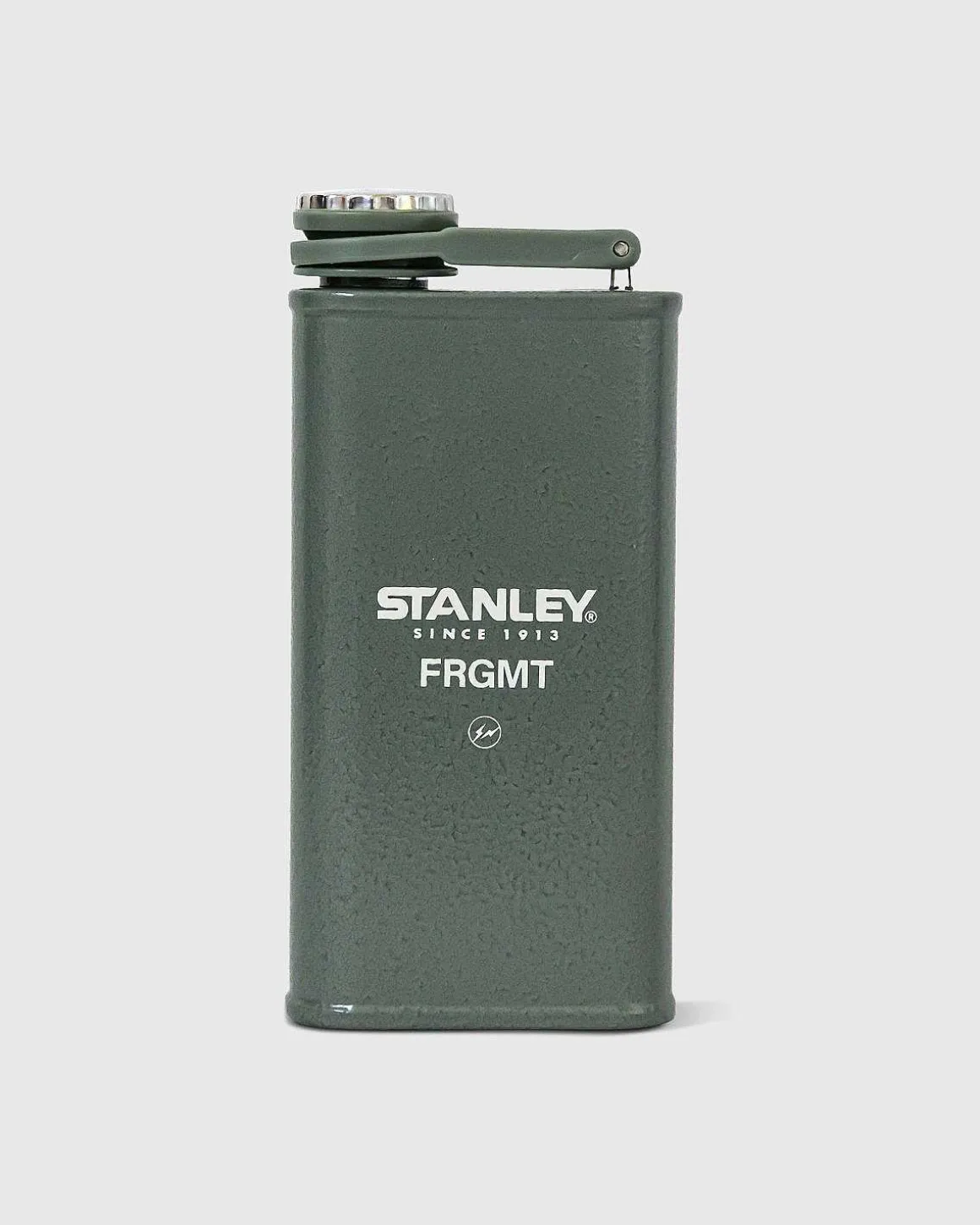 8 Oz Classic Flask Fragment Hammertone Green