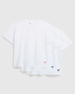 3-Pak T-Shirt Saet Hvid
