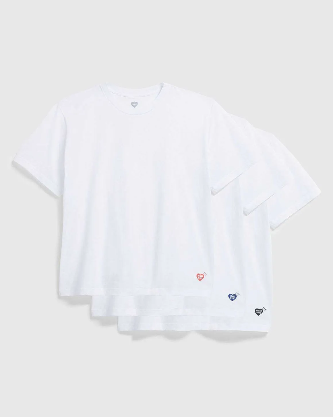 3-Pak T-Shirt Saet Hvid