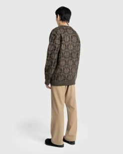 Papillon Mohair Cardigan Oliven
