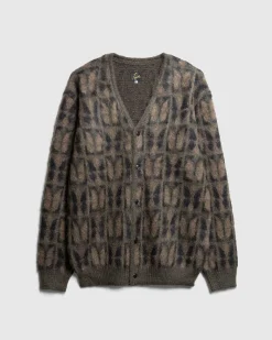 Papillon Mohair Cardigan Oliven