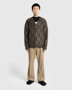 Papillon Mohair Cardigan Oliven