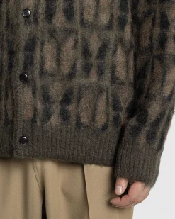 Papillon Mohair Cardigan Oliven