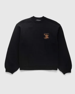 Paris' Bedste Broderede Sweatshirt Sort