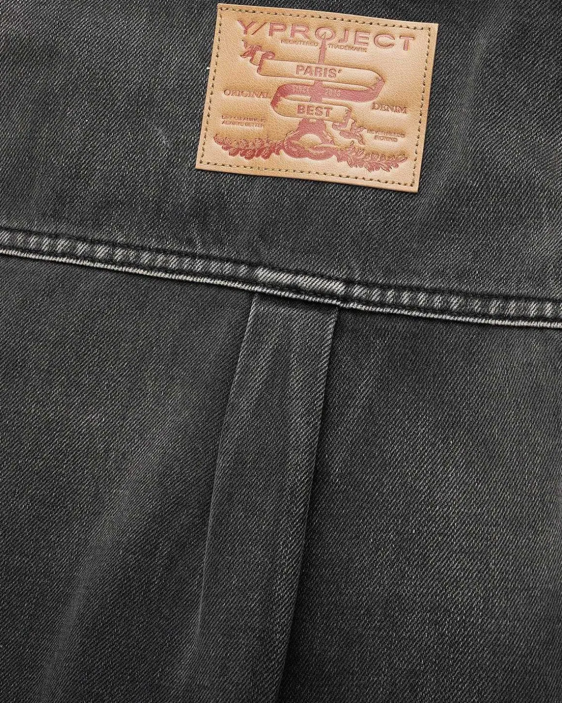 Paris' Best Patch Denim Shirt Sort