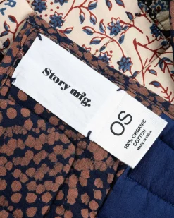 Patchwork Puffer Scarf Multi