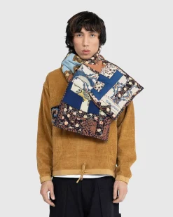 Patchwork Puffer Scarf Multi