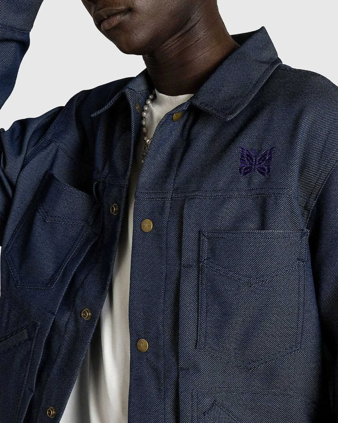Penny Jean Jacket Poly Twill Navy