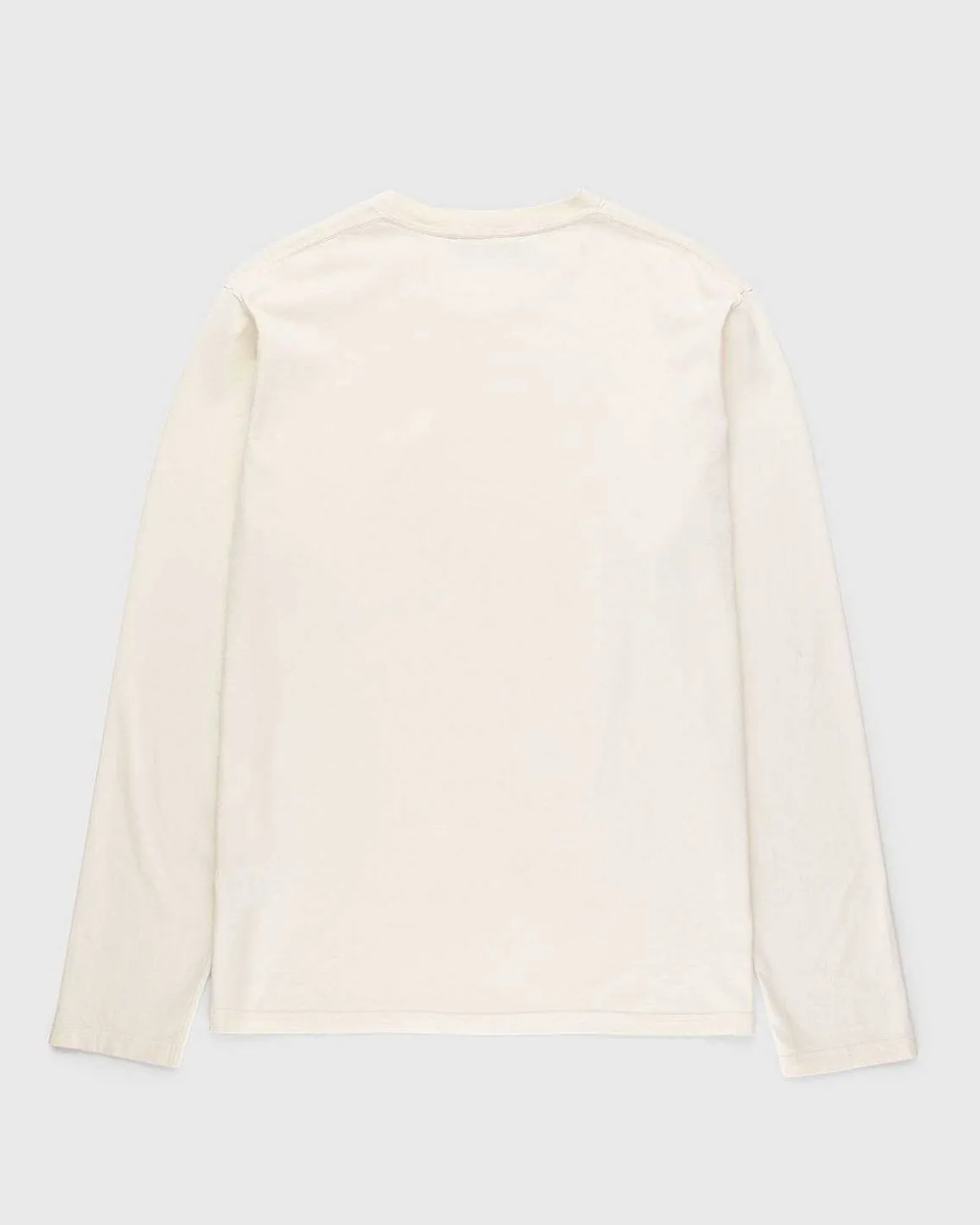 Pigmentfarvet Boxy Langaermet Jersey Natural