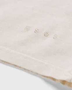 Pigmentfarvet Boxy Langaermet Jersey Natural