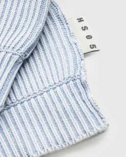 Pigmentfarvet Sweater Lysebla