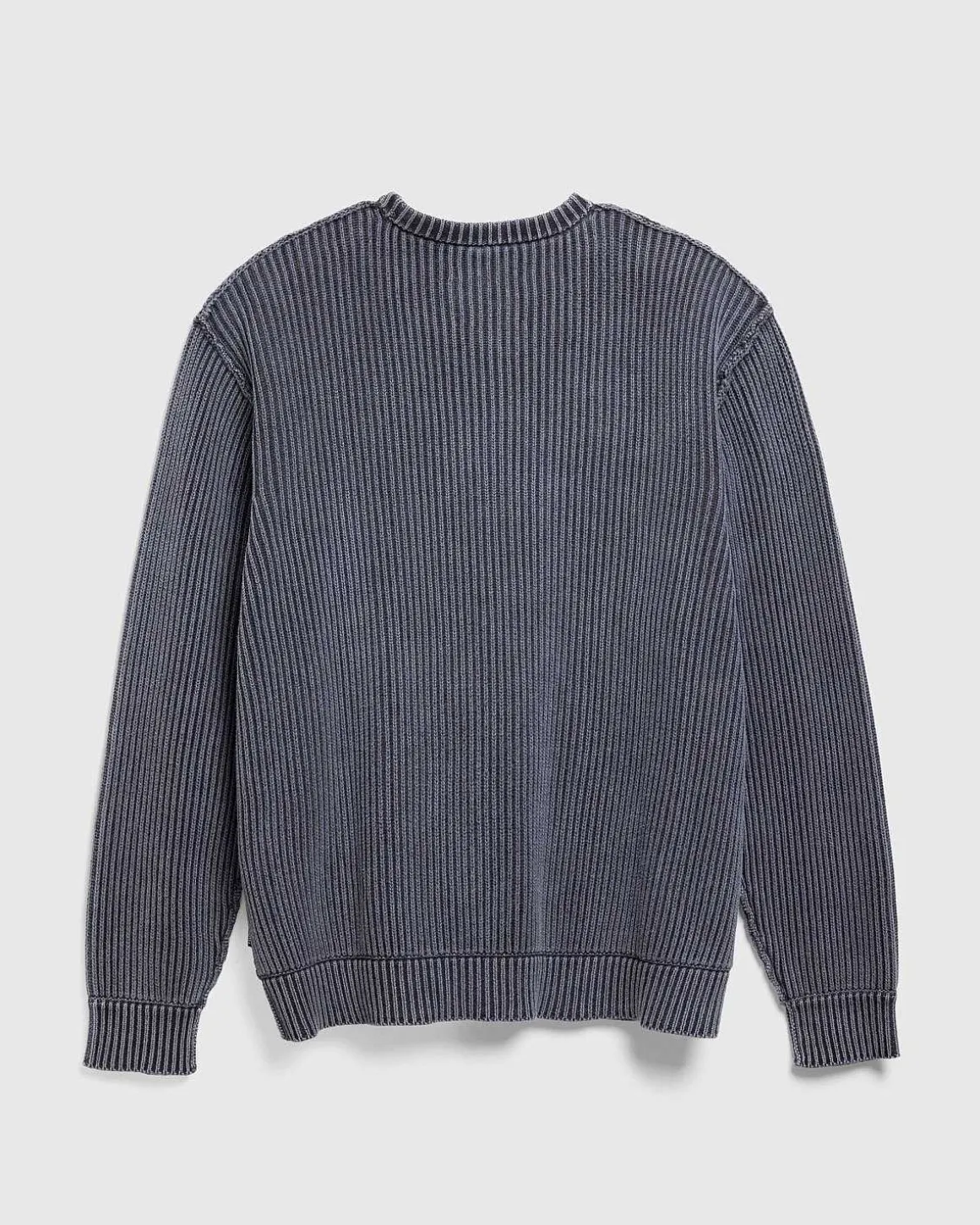 Pigmentfarvet Sweater Vasket Sort