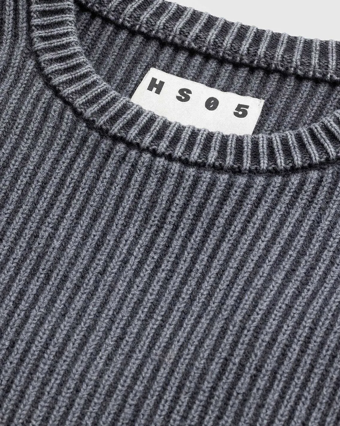 Pigmentfarvet Sweater Vasket Sort