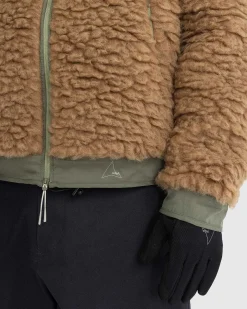 Polar Fleecejakke Camel/Olive