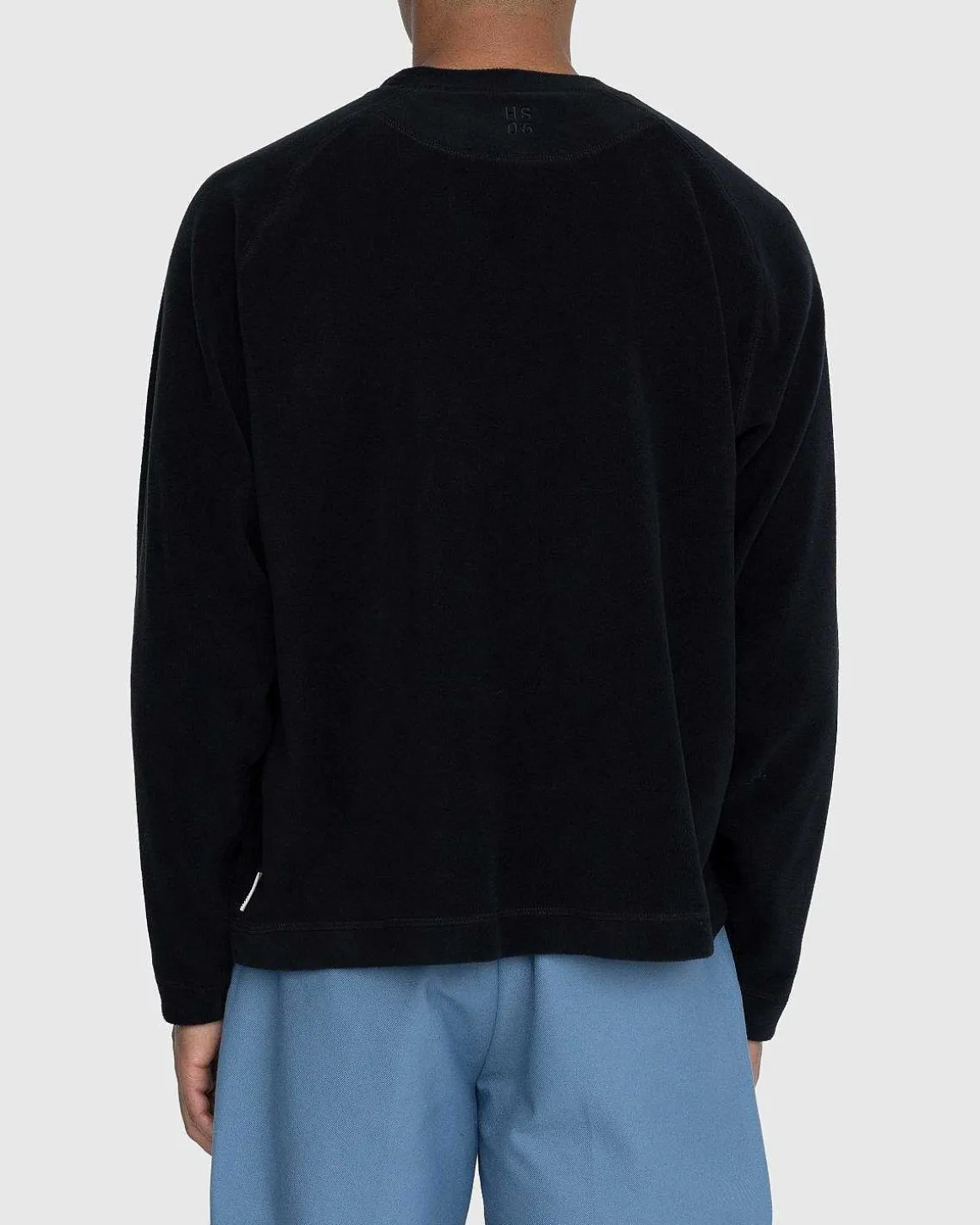 Polar Fleece Raglan Sweater Sort