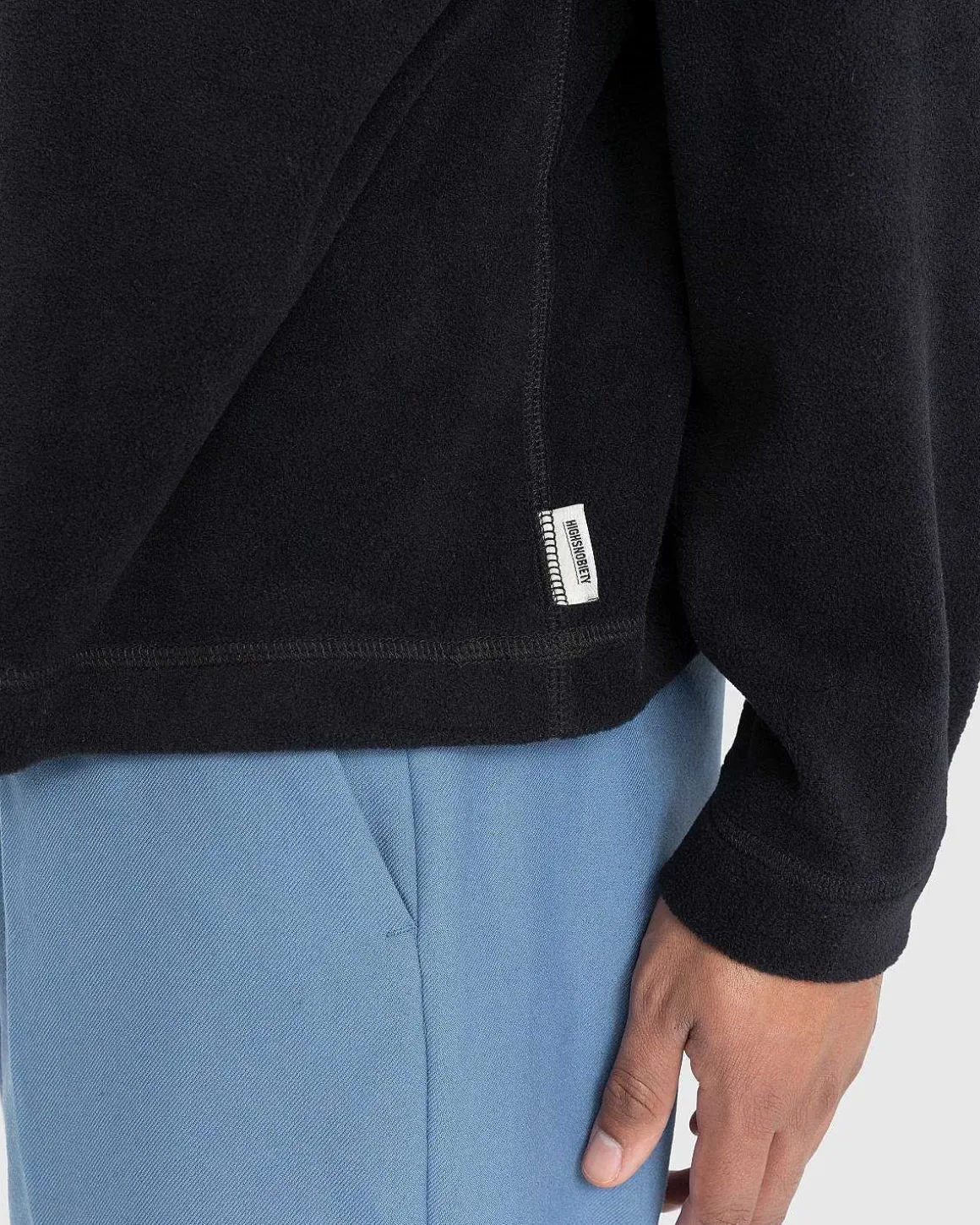 Polar Fleece Raglan Sweater Sort