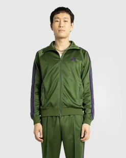 Poly Glat Traeningsjakke Ivy Green