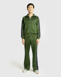 Poly Glat Traeningsjakke Ivy Green
