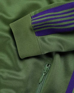 Poly Glat Traeningsjakke Ivy Green