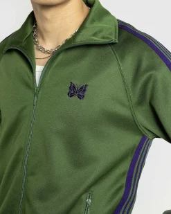 Poly Glat Traeningsjakke Ivy Green