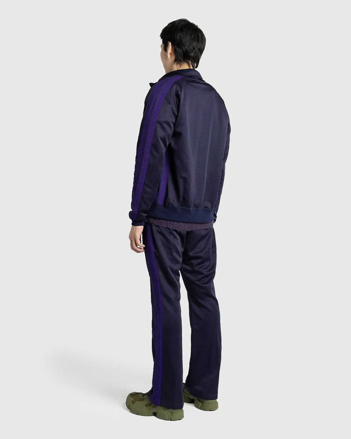 Poly Glat Traeningsjakke Navy