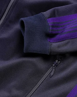 Poly Glat Traeningsjakke Navy
