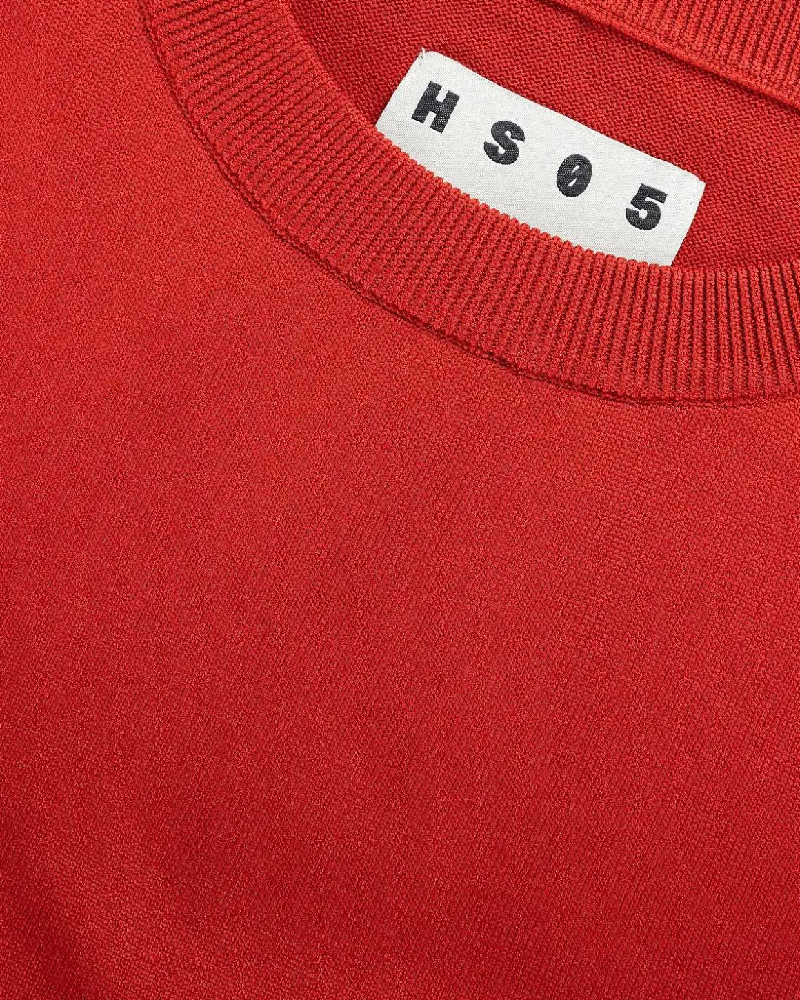 Poly Knit Sweater Vest Ruby Red
