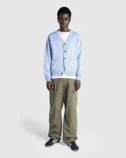 Poly Strik Cardigan Lysebla