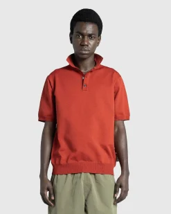 Poly Strik Polo Rubinrod