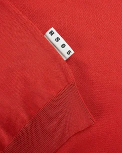 Poly Strik Polo Rubinrod