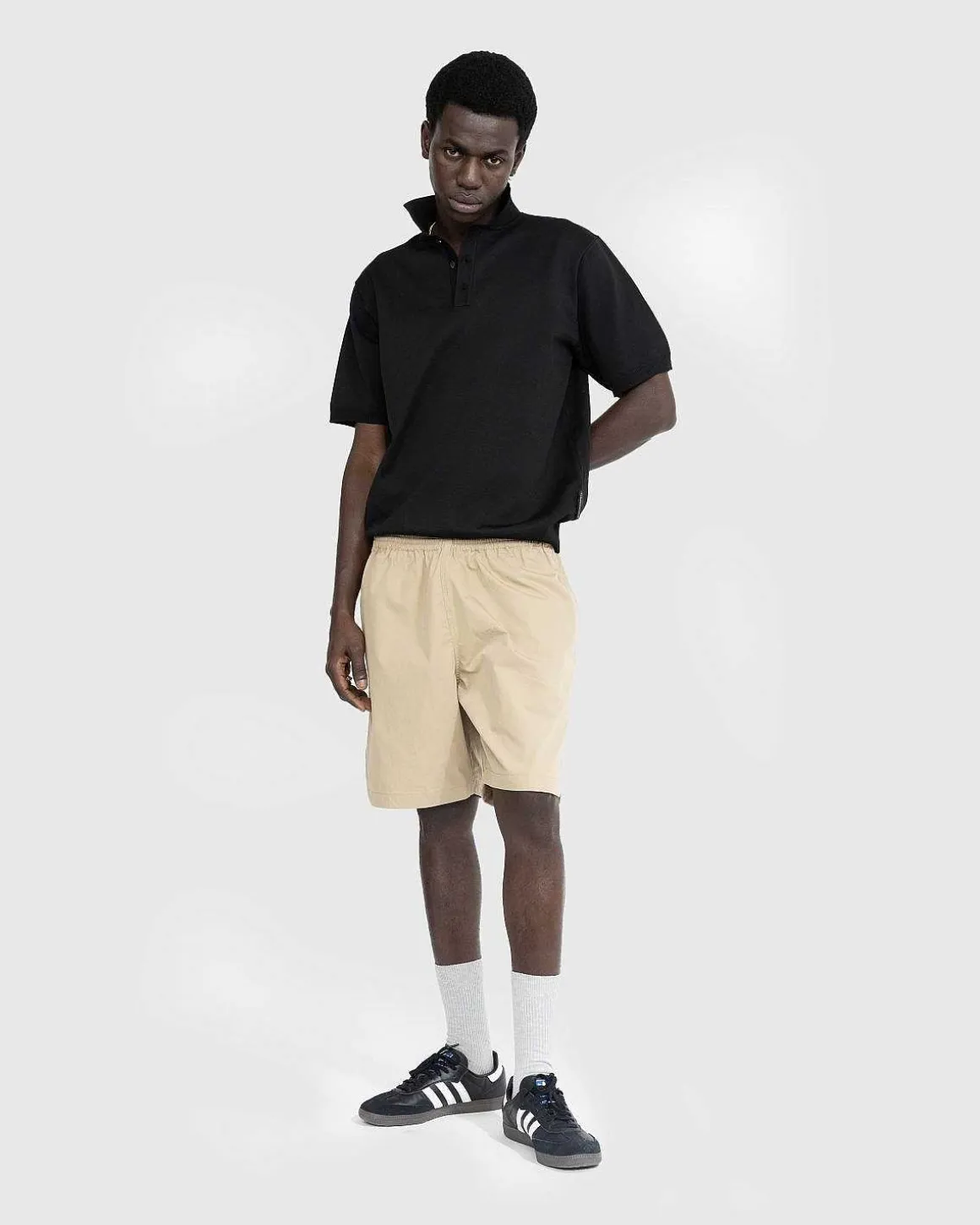 Poly Strik Polo Sort