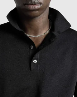 Poly Strik Polo Sort