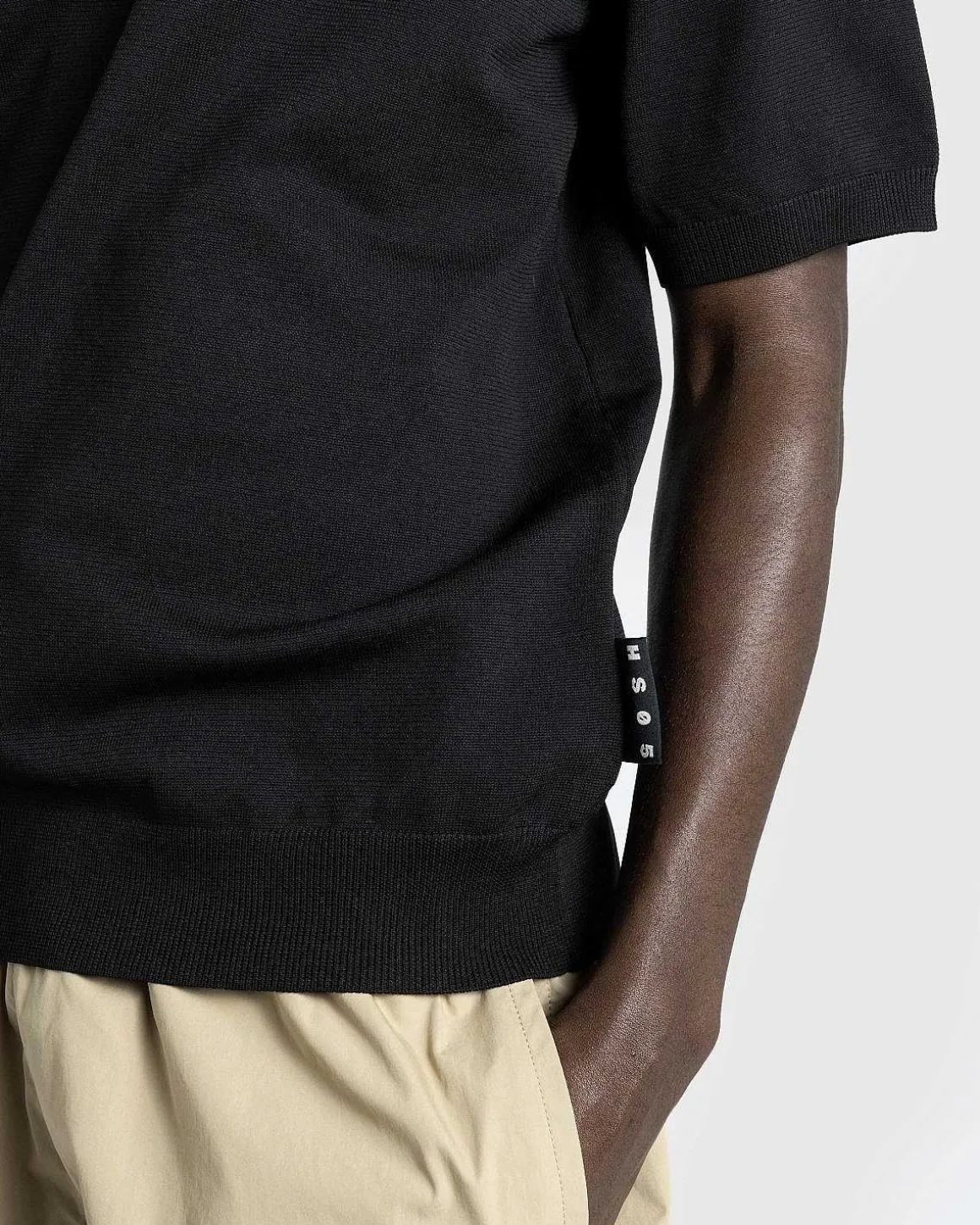 Poly Strik Polo Sort