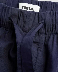 Poplin Pyjamas Shorts Aegte Navy