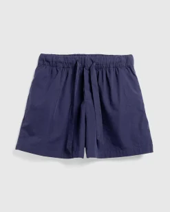 Poplin Pyjamas Shorts Aegte Navy