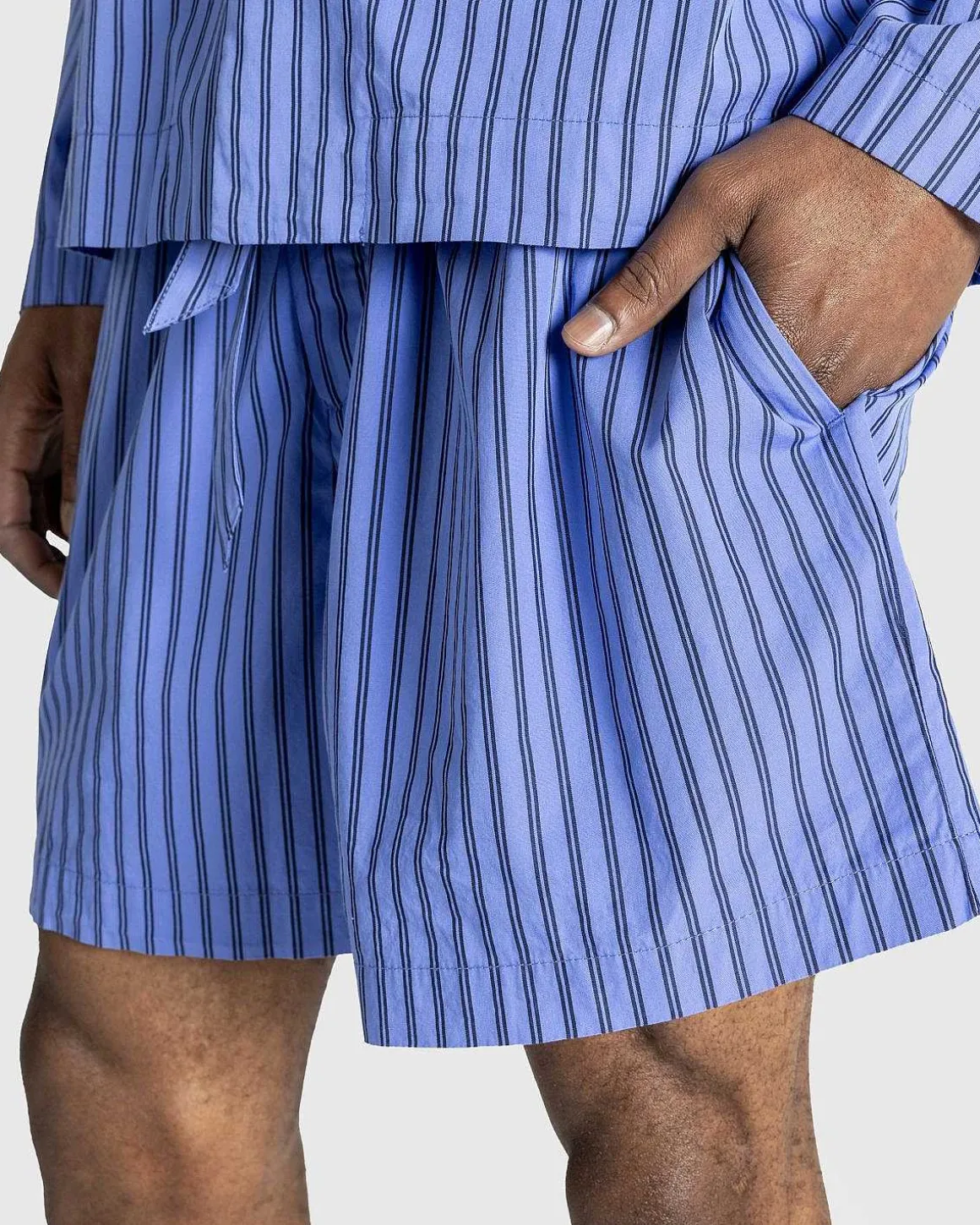 Poplin Pyjamas Shorts Boro Stripes