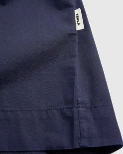 Poplin Pyjamasskjorte Aegte Marinebla
