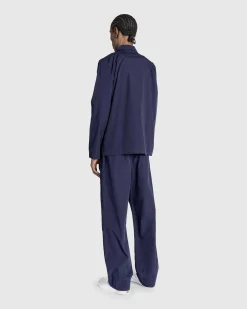 Poplin Pyjamasskjorte Aegte Marinebla