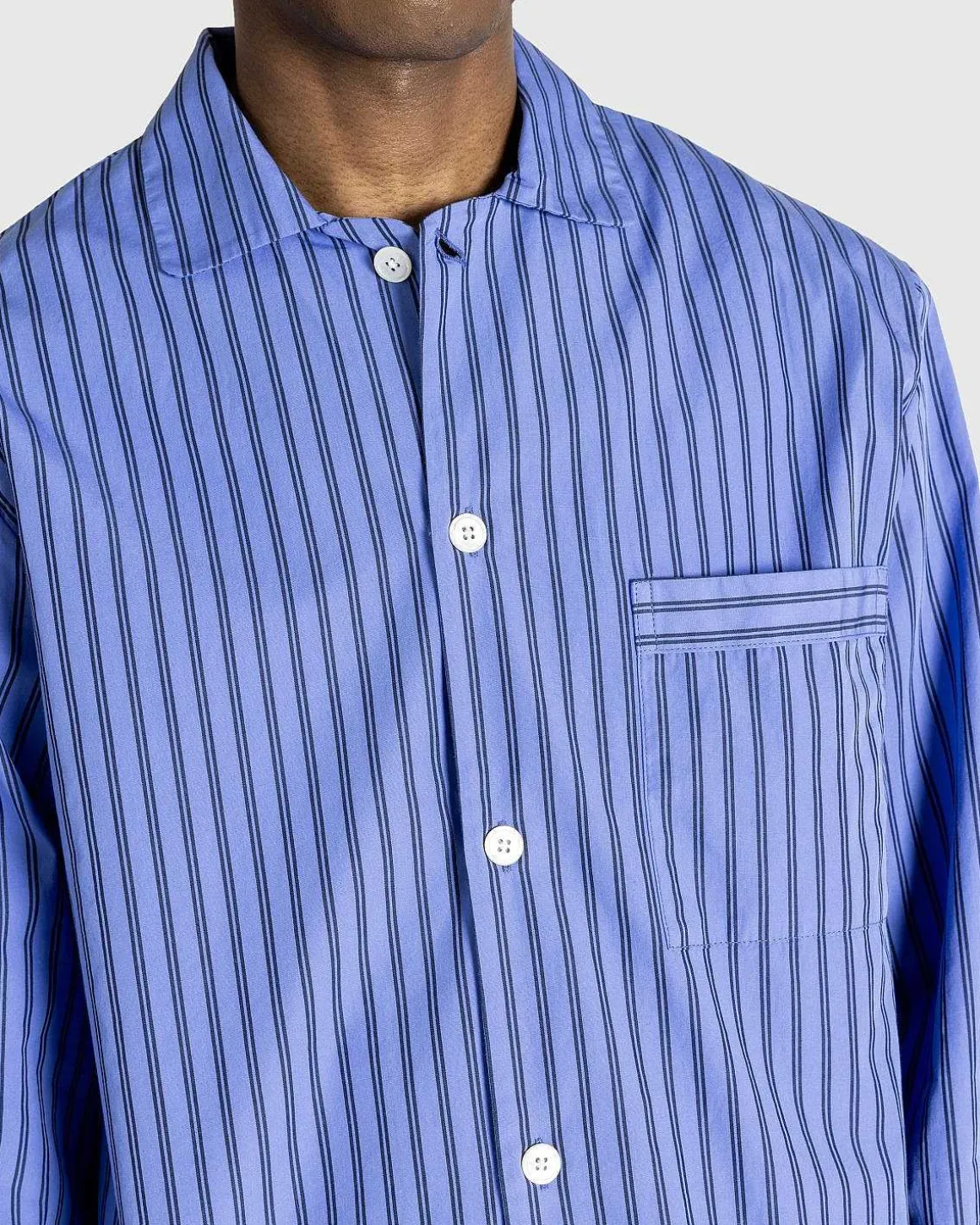 Poplin Pyjamas Skjorte Boro Stripes