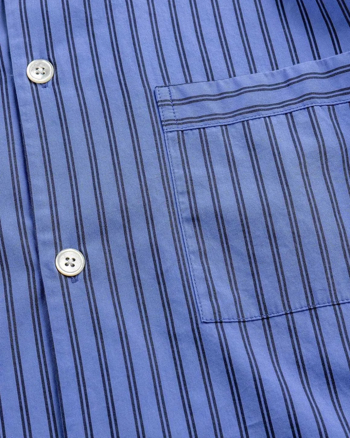 Poplin Pyjamas Skjorte Boro Stripes