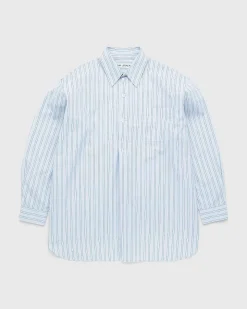 Popover Skjorte Blue Stripe