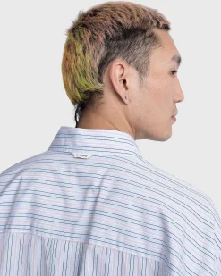 Popover Skjorte Blue Stripe