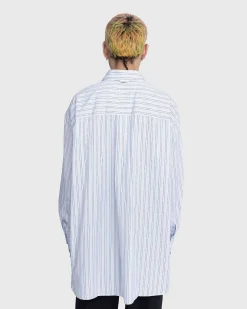 Popover Skjorte Blue Stripe