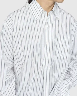 Popover Skjorte Olympic White Stripe