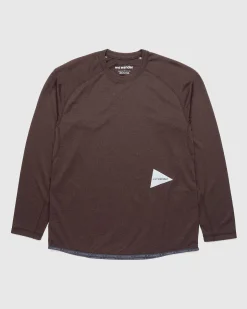 Power Dry Raglan Langaermet T-Shirt Brun