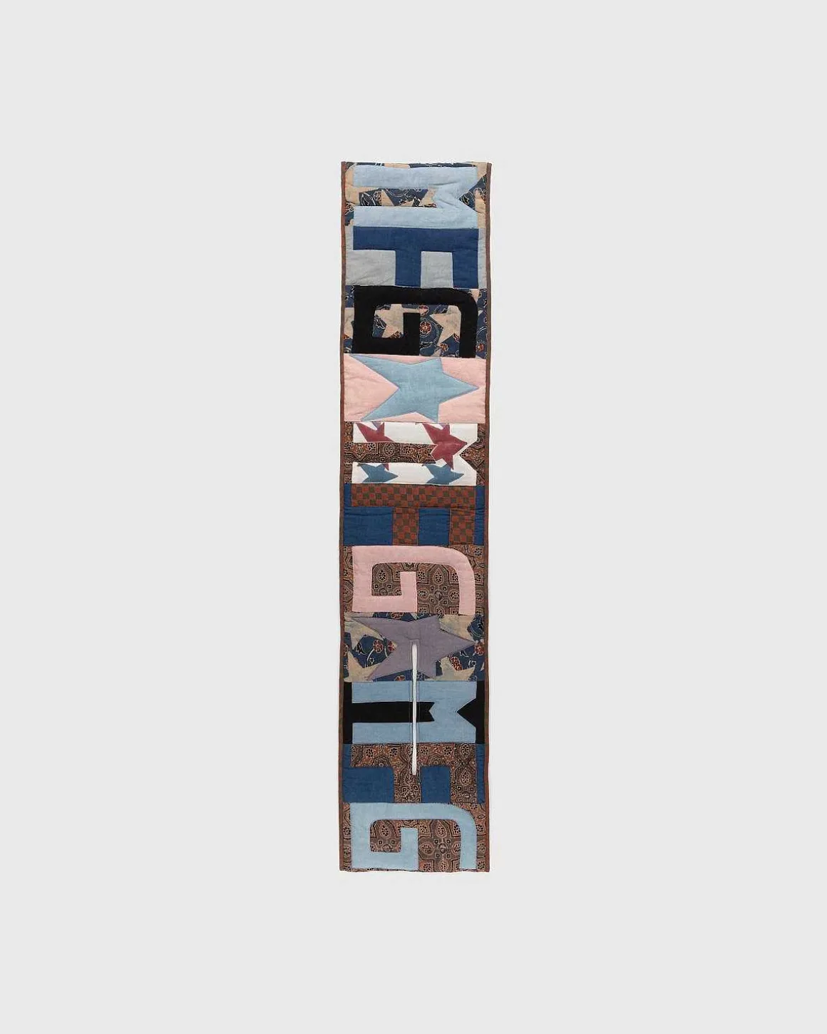 Puffer Scarf Star Scraps Patchwork Multi