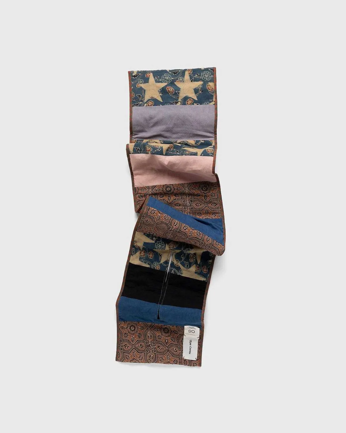 Puffer Scarf Star Scraps Patchwork Multi