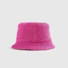 Raffia Bucket Hat Fuschia