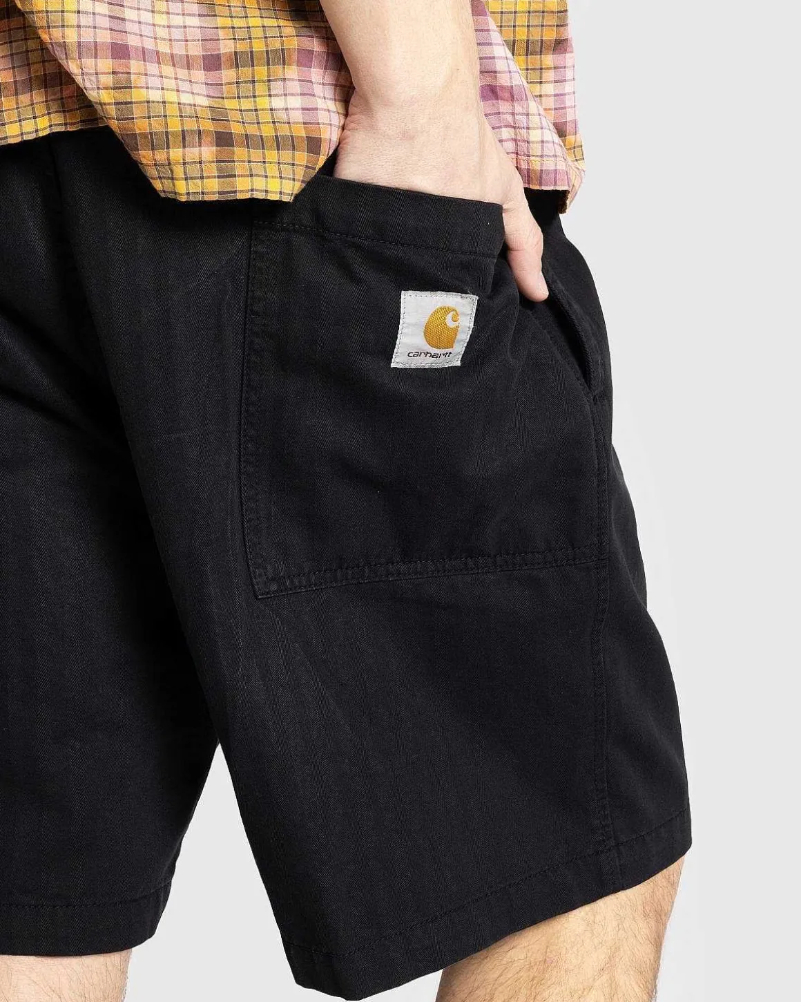 Rainer Short Black/Garment Dyed