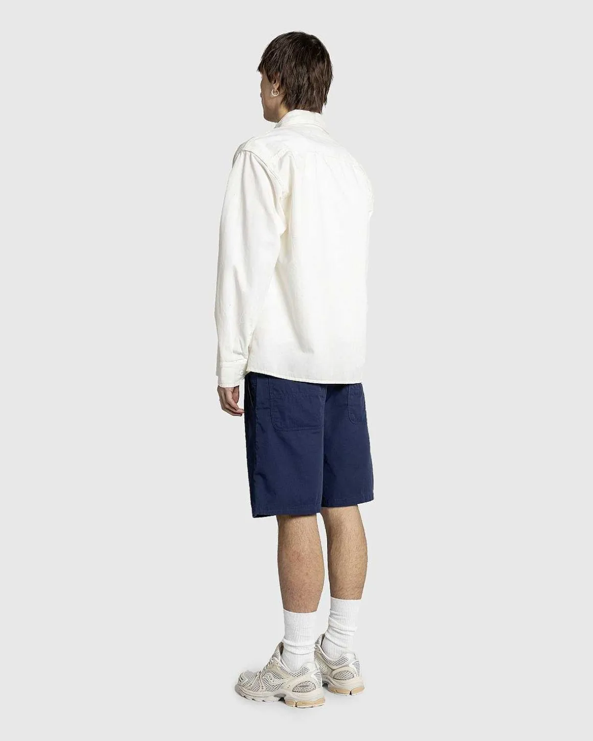 Rainer Skjortejakke Off-White/Rinsed